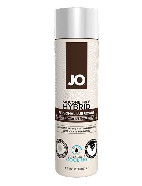 Водно-масляный лубрикант с охлаждающим эффектом JO Silicon free Hybrid Lubricant COOLING - 120 мл. - System JO - купить с доставкой в Саранске