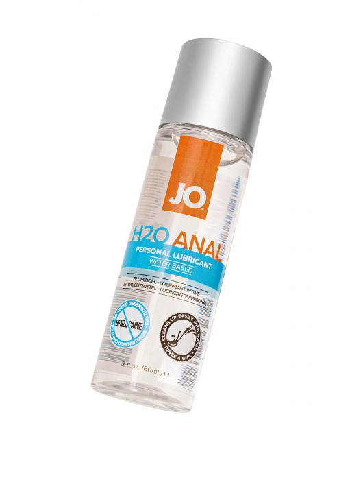 Анальный лубрикант на водной основе JO Anal H2O - 60 мл. - System JO - купить с доставкой в Саранске