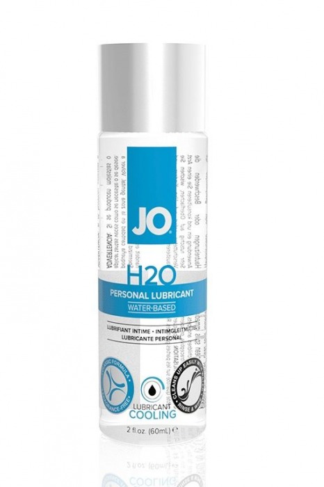 Охлаждающий лубрикант на водной основе JO Personal Lubricant H2O COOLING - 60 мл. - System JO - купить с доставкой в Саранске