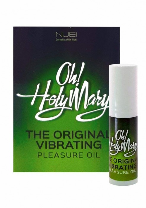 Масло унисекс с эффектом вибрации Oh! Holy Mary - 6 мл. - Nuei cosmetics - купить с доставкой в Саранске