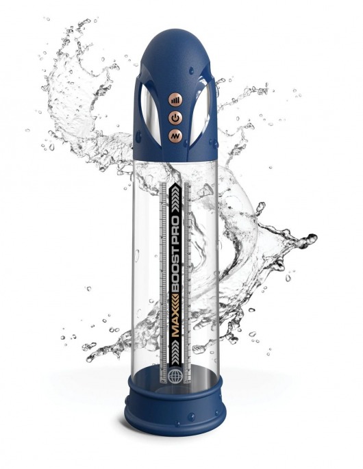Синяя вакуумная автоматическая помпа Max Boost Pro Flow - Pipedream - в Саранске купить с доставкой