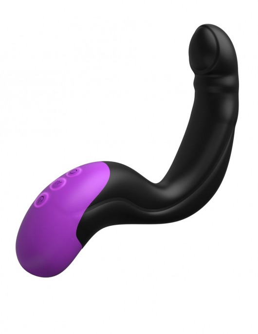 Черно-фиолетовый вибромассажёр простаты Hyper-Pulse P-Spot Massager - Pipedream - в Саранске купить с доставкой