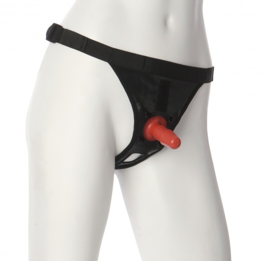 Трусики со штырьком для фиксации насадок Ultra Harness with Plug - Doc Johnson - купить с доставкой в Саранске