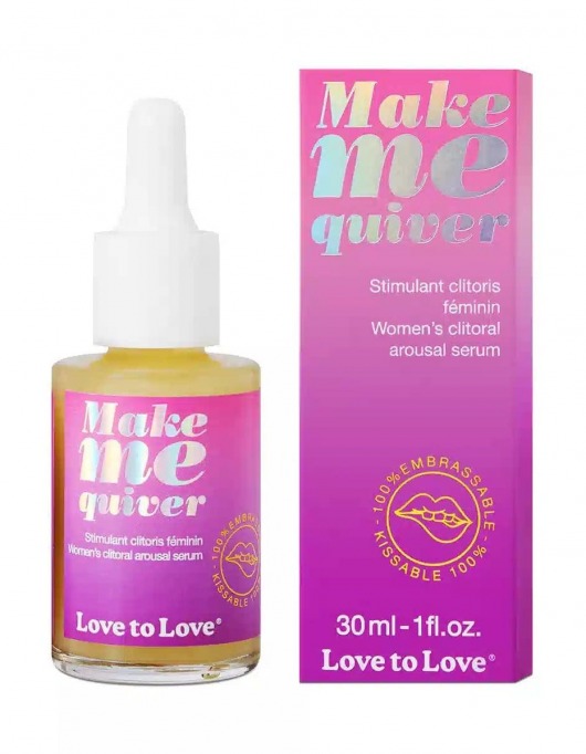 Возбуждающие капли для клитора Make Me Quiver - 30 мл. - Love to Love - купить с доставкой в Саранске