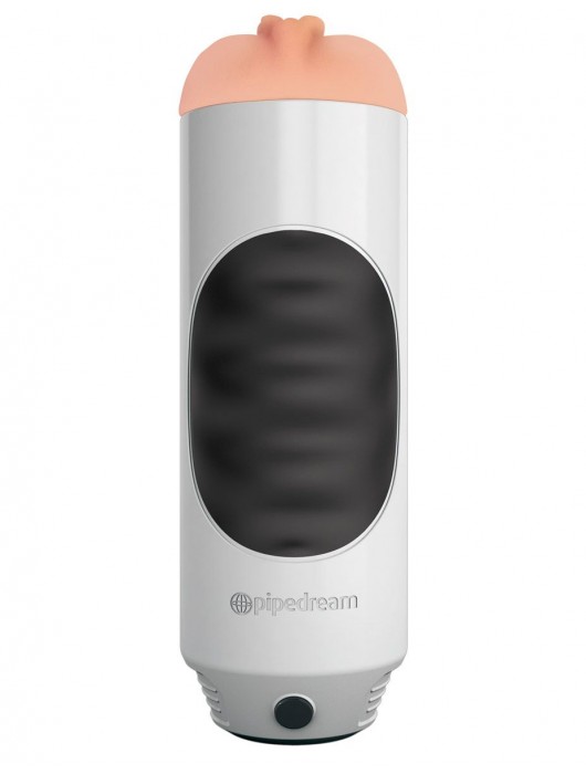 Мастурбатор-вагина Extreme Toyz Mega Grip Vibrating Stroker Mouth - Pipedream - в Саранске купить с доставкой