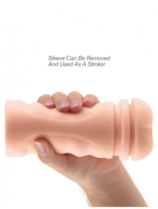 Мастурбатор-вагина Extreme Toyz Mega Grip Vibrating Stroker Mouth - Pipedream - в Саранске купить с доставкой