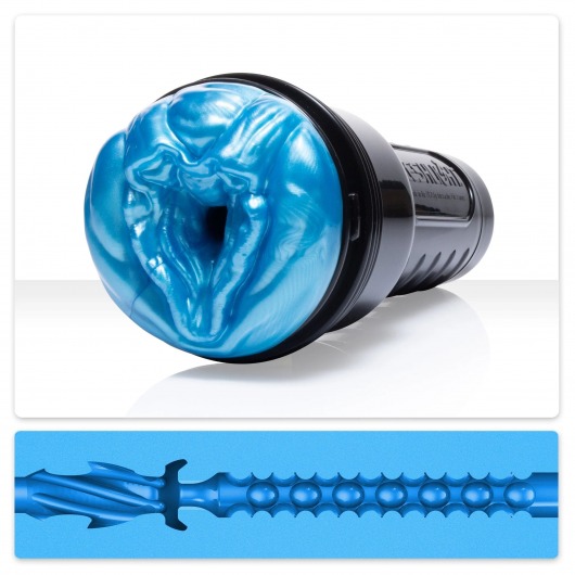 Мастурбатор-вагина Fleshlight Freaks Alien Blue Metallic - Fleshlight - в Саранске купить с доставкой