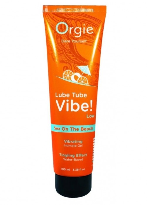 Гель с эффектом вибрации Lube Tube Vibe Low Sex On The Beach - 100 мл. - ORGIE - купить с доставкой в Саранске