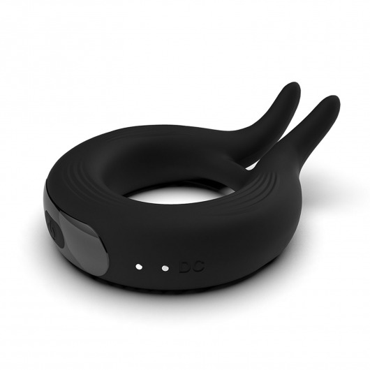 Черное эрекционное кольцо Marry Me Rechargeable Vibrating Cockring - Adrien Lastic - в Саранске купить с доставкой
