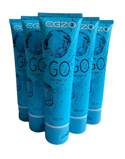 Набор из 5 пролонгирующих лубрикантов на водной основе Egzo Go (по 100 мл.) - EGZO - купить с доставкой в Саранске