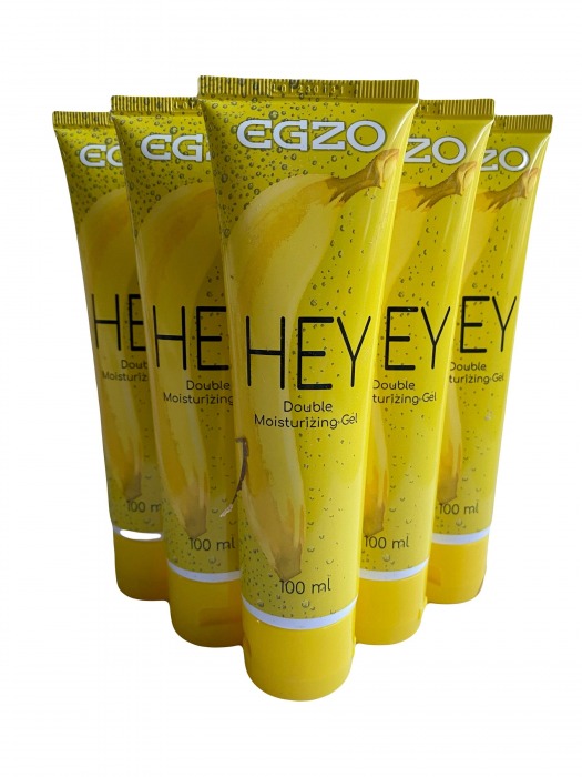 Набор из 5 анальных лубрикантов на водной основе Egzo Hey (по 100 мл.) - EGZO - купить с доставкой в Саранске