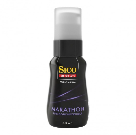 Пролонгирующая гель-смазка Sico Marathon - 50 мл. - Sico - купить с доставкой в Саранске