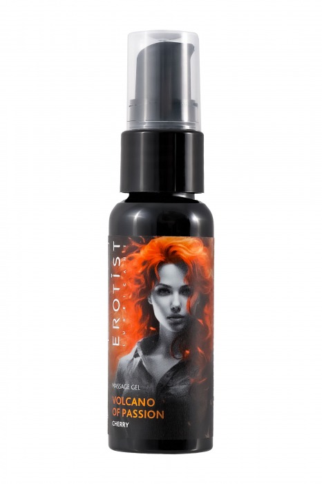 Гель с эффектом вибрации Volcano Of Passion со вкусом вишни - 25 мл. - Erotist Lubricants - купить с доставкой в Саранске