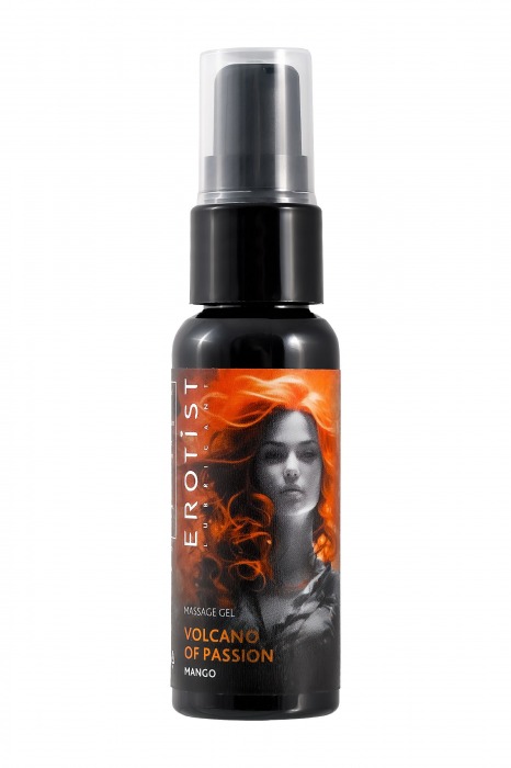 Гель с эффектом вибрации Volcano Of Passion со вкусом манго - 25 мл. - Erotist Lubricants - купить с доставкой в Саранске
