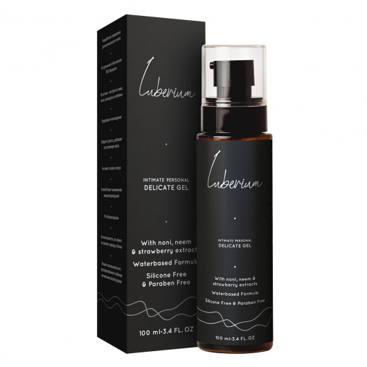 Интимный гель с экстрактами нони, нима и клубники Luberium Delicate Waterbased - 100 мл. - Luberium - купить с доставкой в Саранске