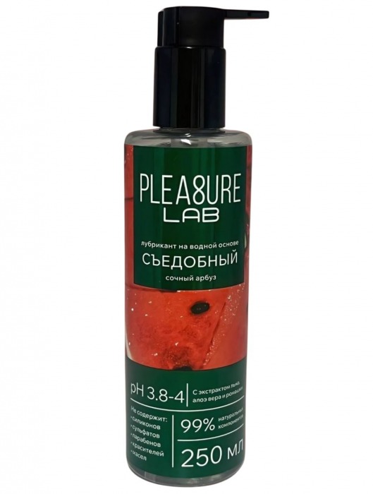 Лубрикант на водной основе Pleasure Lab с ароматом арбуза - 250 мл. - Pleasure Lab - купить с доставкой в Саранске