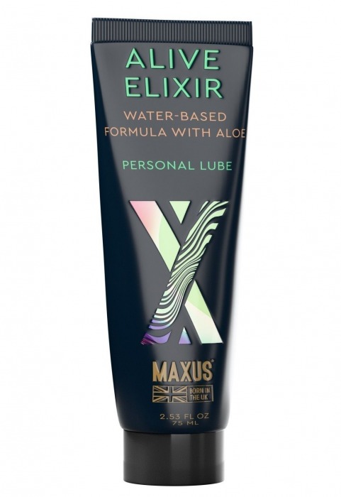 Интимный гель на водной основе MAXUS Alive Elixir - 75 мл. - Maxus - купить с доставкой в Саранске