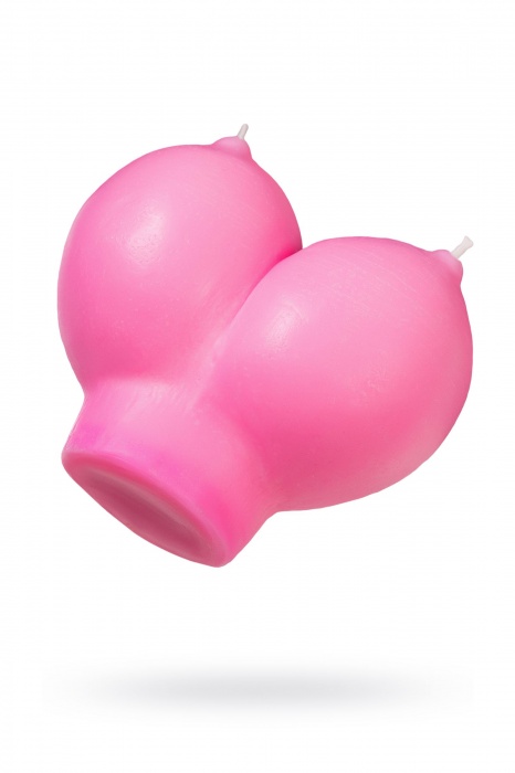 Розовая свеча «Сиськи» - 150 гр. - Pecado - купить с доставкой в Саранске