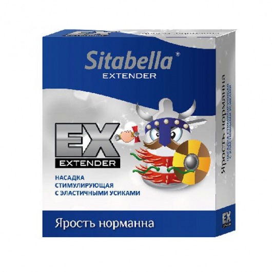 Стимулирующая насадка Sitabella Extender  Ярость норманна - Sitabella - купить с доставкой в Саранске