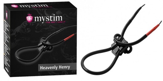 Эрекционное лассо для электростимуляции HEAVENLY HENRY - MyStim - купить с доставкой в Саранске