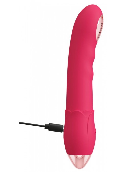 Малиновая насадка на душ с вибрацией Showers to orgasm - 20,1 см. - Orion - купить с доставкой в Саранске
