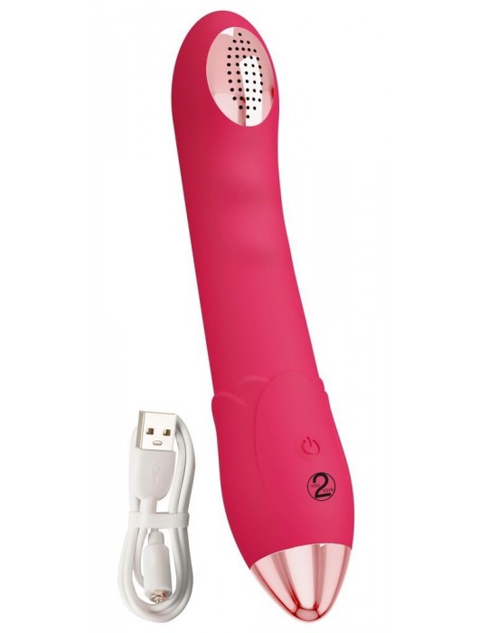 Малиновая насадка на душ с вибрацией Showers to orgasm - 20,1 см. - Orion - купить с доставкой в Саранске