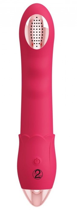 Малиновая насадка на душ с вибрацией Showers to orgasm - 20,1 см. - Orion - купить с доставкой в Саранске