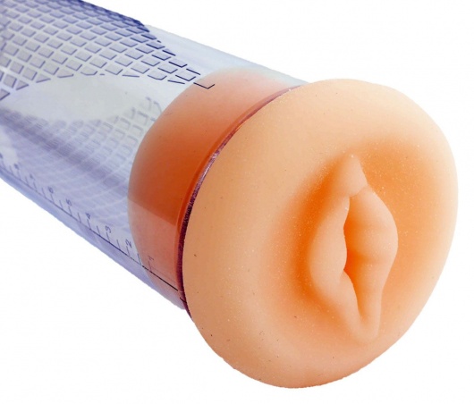 Телесный уплотнитель для вакуумной помпы в виде вагины - Boys of Toys - в Саранске купить с доставкой