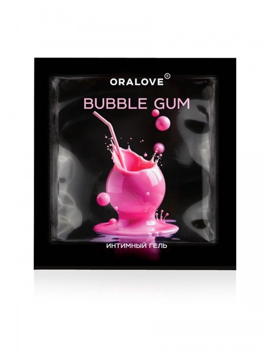 Саше съедобной оральной смазки OraLove с ароматом бабл-гам - 3 гр. - Биоритм - купить с доставкой в Саранске