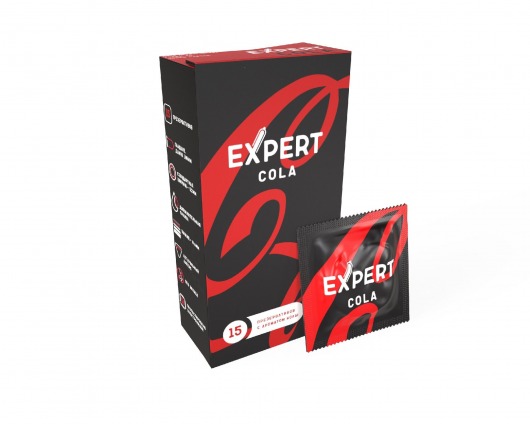 Презервативы с ароматом колы Expert Cola - 15 шт. - Expert - купить с доставкой в Саранске