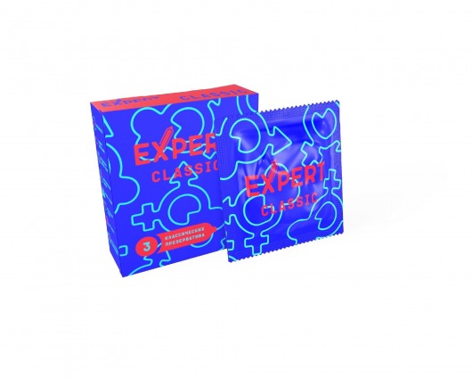 Классические презервативы Expert Classic - 3 шт. - Expert - купить с доставкой в Саранске