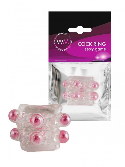 Прозрачная насадка на пенис с цветными шариками - Erowoman-Eroman - в Саранске купить с доставкой