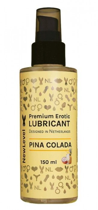 Ароматизированный лубрикант на водной основе NewLevel Pina Colada - 150 мл. - NewLevel - купить с доставкой в Саранске