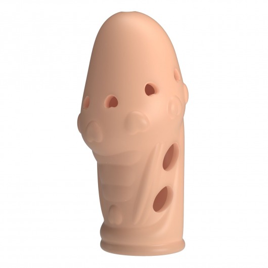 Телесная насадка на пенис Booker - 8 см. - Baile - в Саранске купить с доставкой