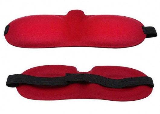 Красная глухая маска на резинке - Sitabella - купить с доставкой в Саранске