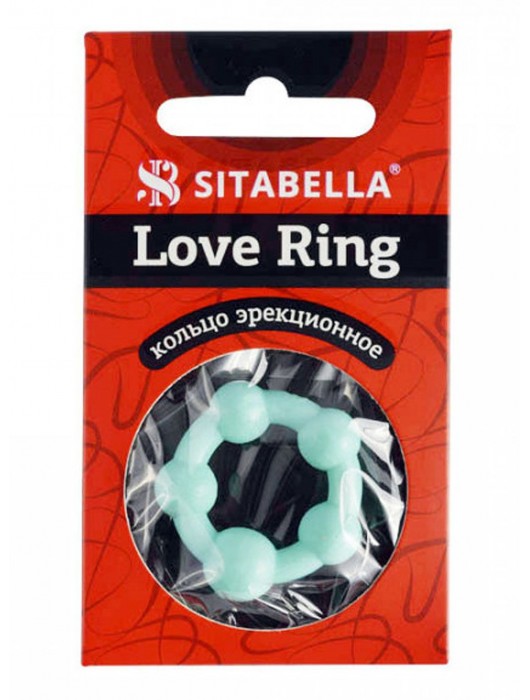Цветное эрекционное кольцо с 5 бусинами Love Ring - Sitabella - в Саранске купить с доставкой