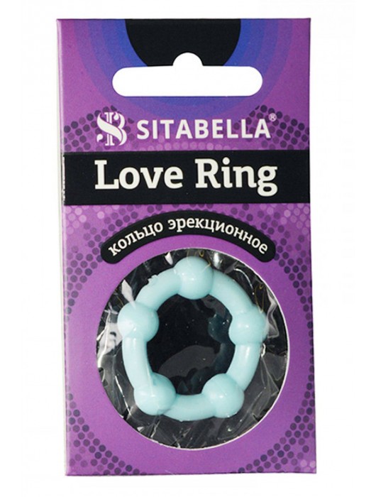 Цветное эрекционное кольцо Love Ring с бусинами - Sitabella - в Саранске купить с доставкой