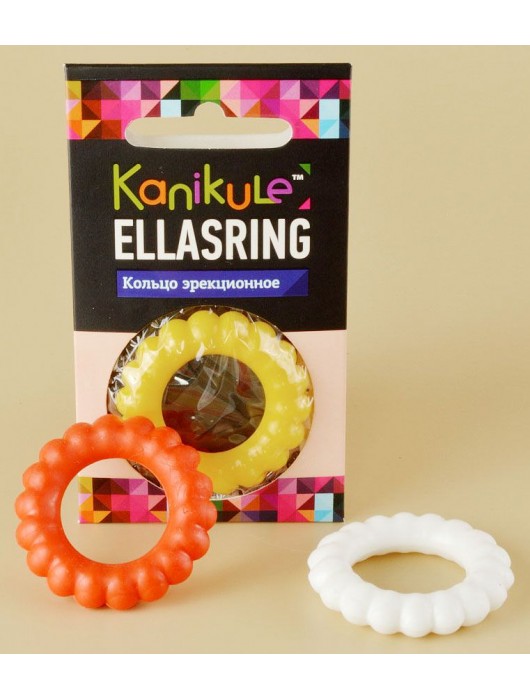 Цветное рельефное эрекционное кольцо Ellasring - Sitabella - в Саранске купить с доставкой