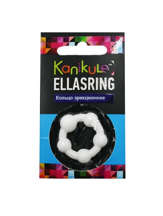 Цветное эрекционное кольцо с шариками Ellasring - Sitabella - в Саранске купить с доставкой