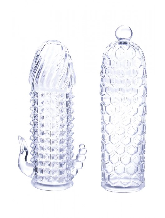 Набор из 2 прозрачных насадок на член Seductive Tickler Sleeves Set - NMC - в Саранске купить с доставкой