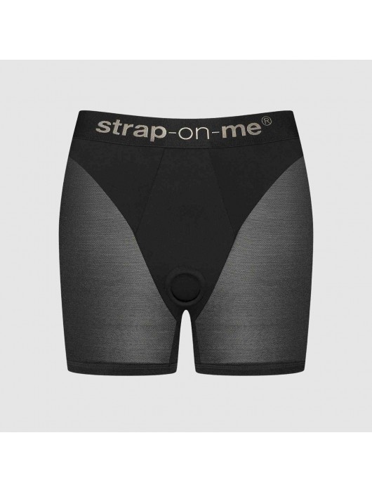 Трусики-шорты для фиксации насадок Strap-on-me Harness Lingerie Halo - size S - Strap-on-me - купить с доставкой в Саранске