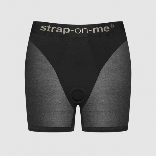 Трусики-шорты для фиксации насадок Strap-on-me Harness Lingerie Halo - size XL - Strap-on-me - купить с доставкой в Саранске