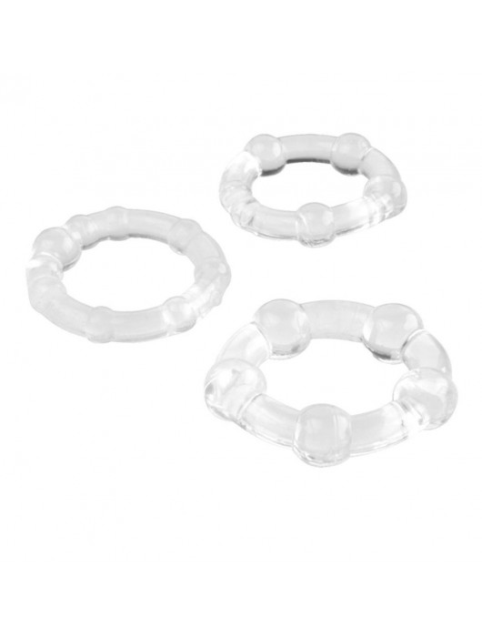 Набор из 3 эрекционных прозрачных колец - Boys of Toys - в Саранске купить с доставкой
