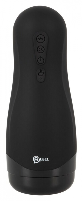 Черный вибромастурбатор с подогревом Masturbator with 3 Functions - Orion - в Саранске купить с доставкой