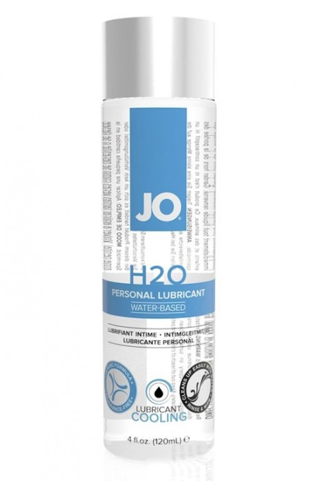 Охлаждающий лубрикант на водной основе JO Personal Lubricant H2O COOLING - 120 мл. - System JO - купить с доставкой в Саранске