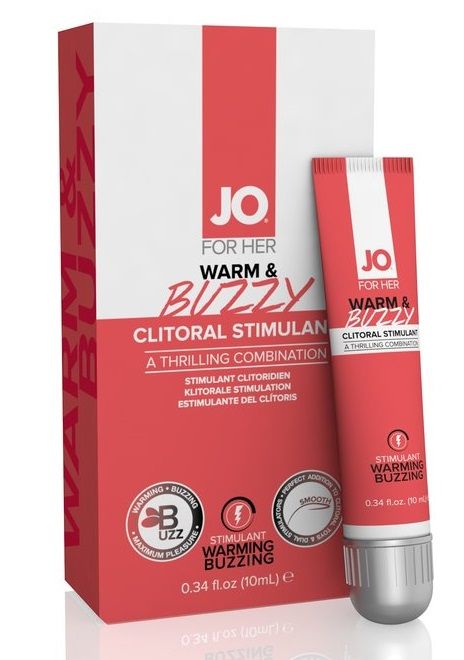 Клиторальный крем JO WARM   BUZZY CLITORAL GEL - 10 мл. - System JO - купить с доставкой в Саранске