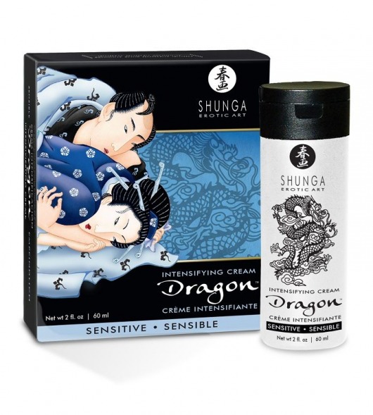 Интимный мужской крем SHUNGA DRAGON SENSITIVE - 60 мл. - Shunga - купить с доставкой в Саранске