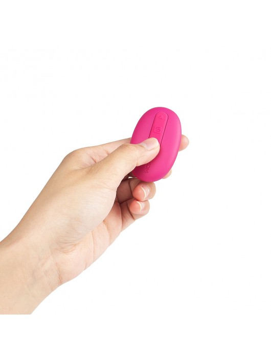 Сливово-розовое виброяйцо Elva с пультом ДУ - Svakom