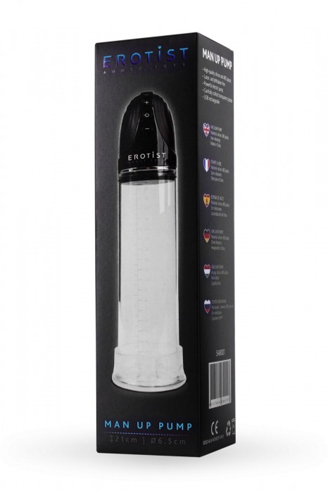 Автоматическая вакуумная помпа Man up pump - Erotist Adult Toys - в Саранске купить с доставкой