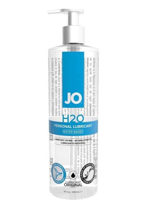 Лубрикант на водной основе JO Personal Lubricant H2O с дозатором - 480 мл. - System JO - купить с доставкой в Саранске